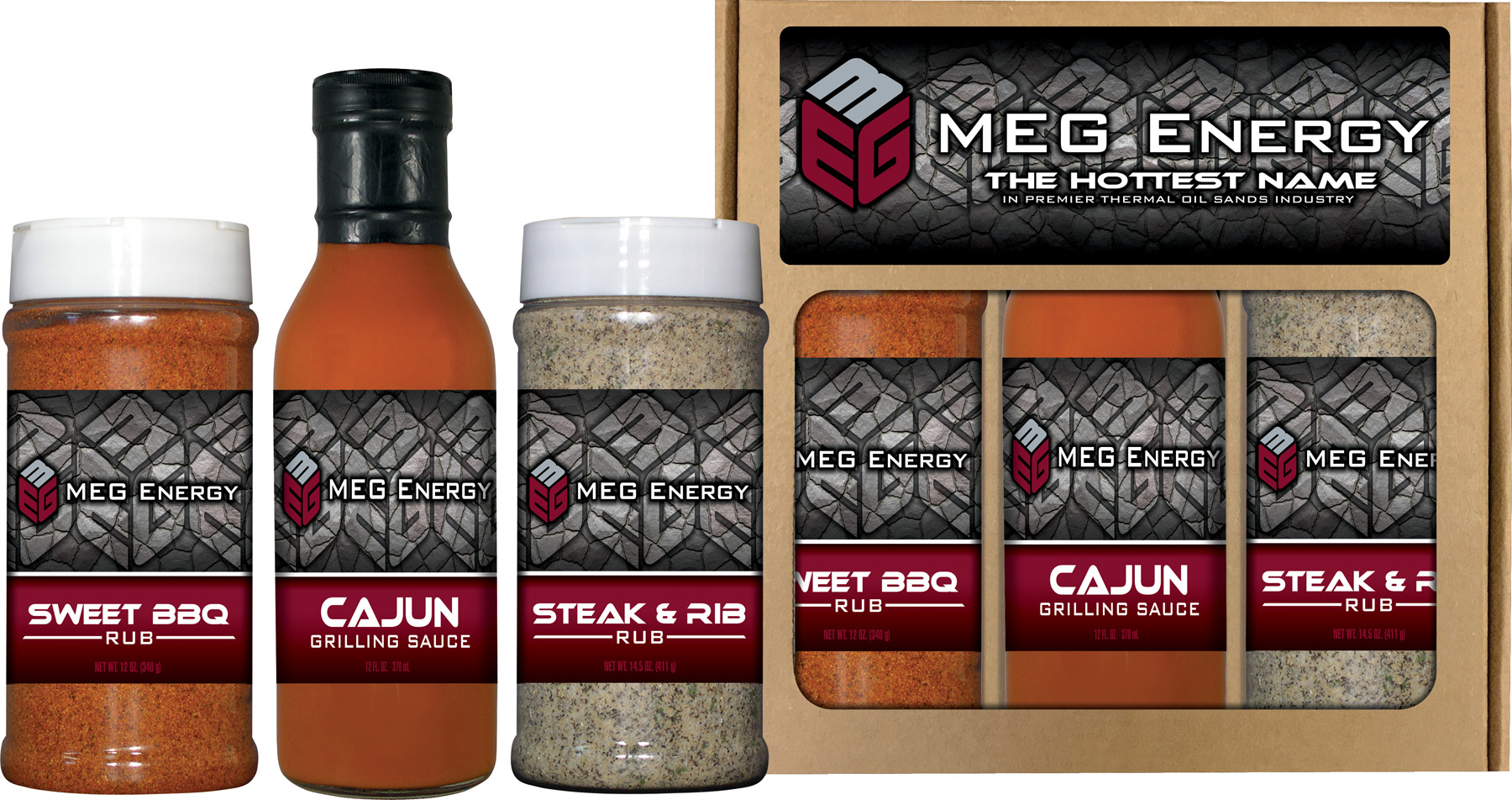 Dry/Wet Grilling Set (2xPint - 1x12oz) 1