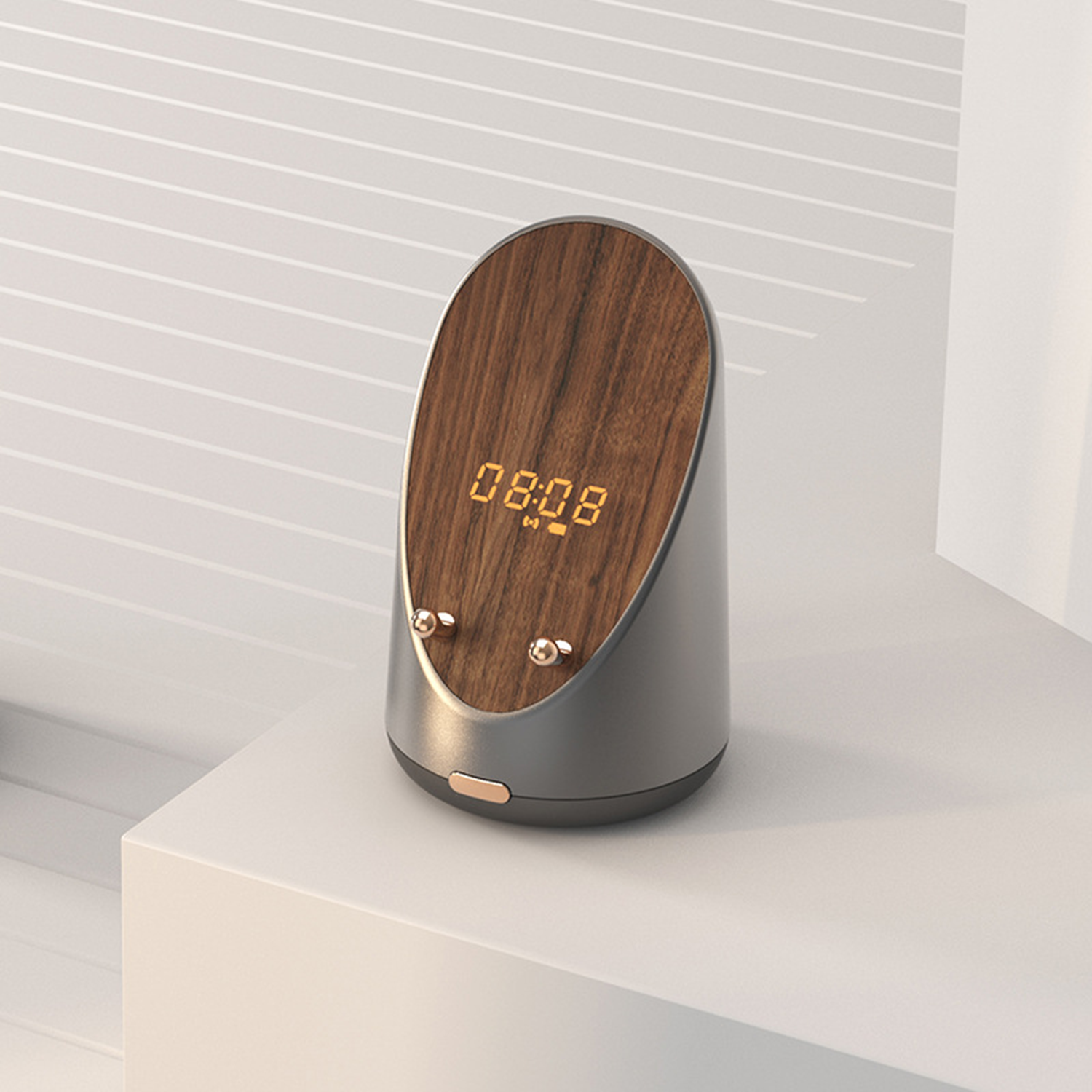Retro Bluetooth Speaker Smartphone Holder 4