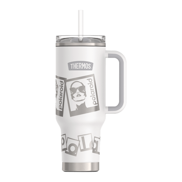 Thermos 40oz Stainless Steel Cup Holder Mug 11