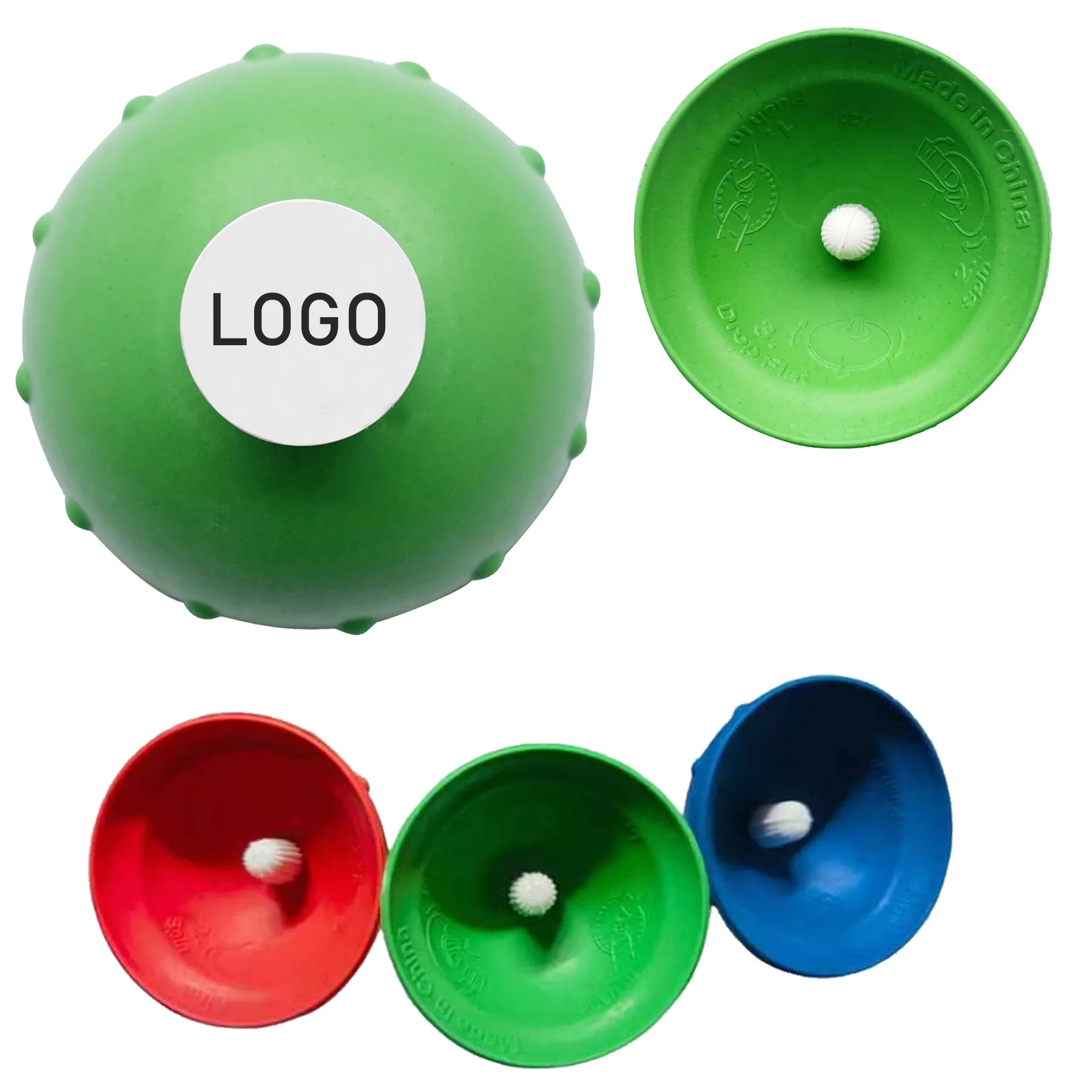 Rubber Rotating Bouncing Bowl Toy 2