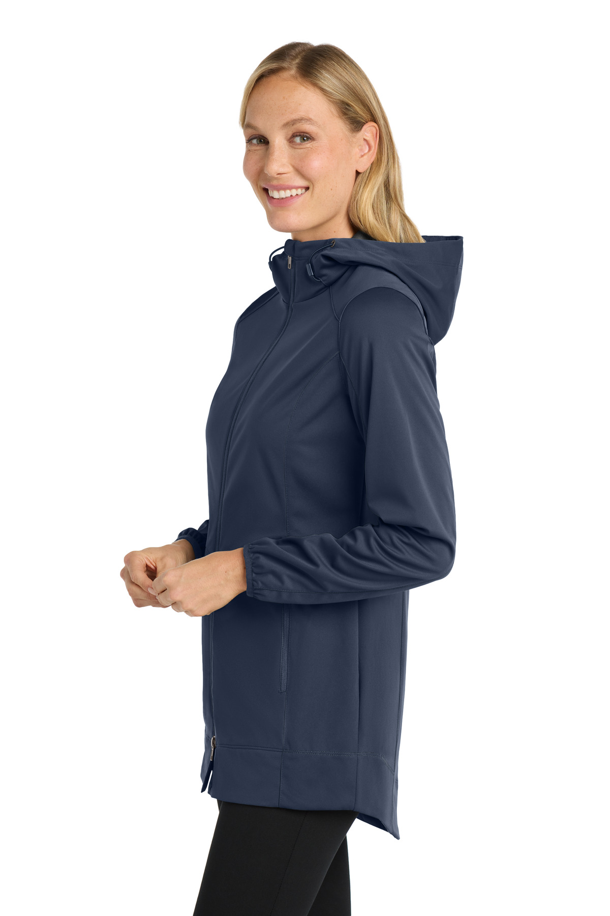 Port Authority Women's Active Hooded Soft Shell Jacket. L719 1