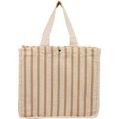 FEED Cotton and Jute Striped Tote 48