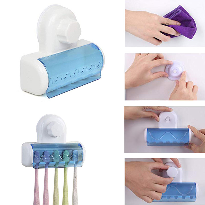 Self Adhesive Wall MountedToothbrush Holder 2
