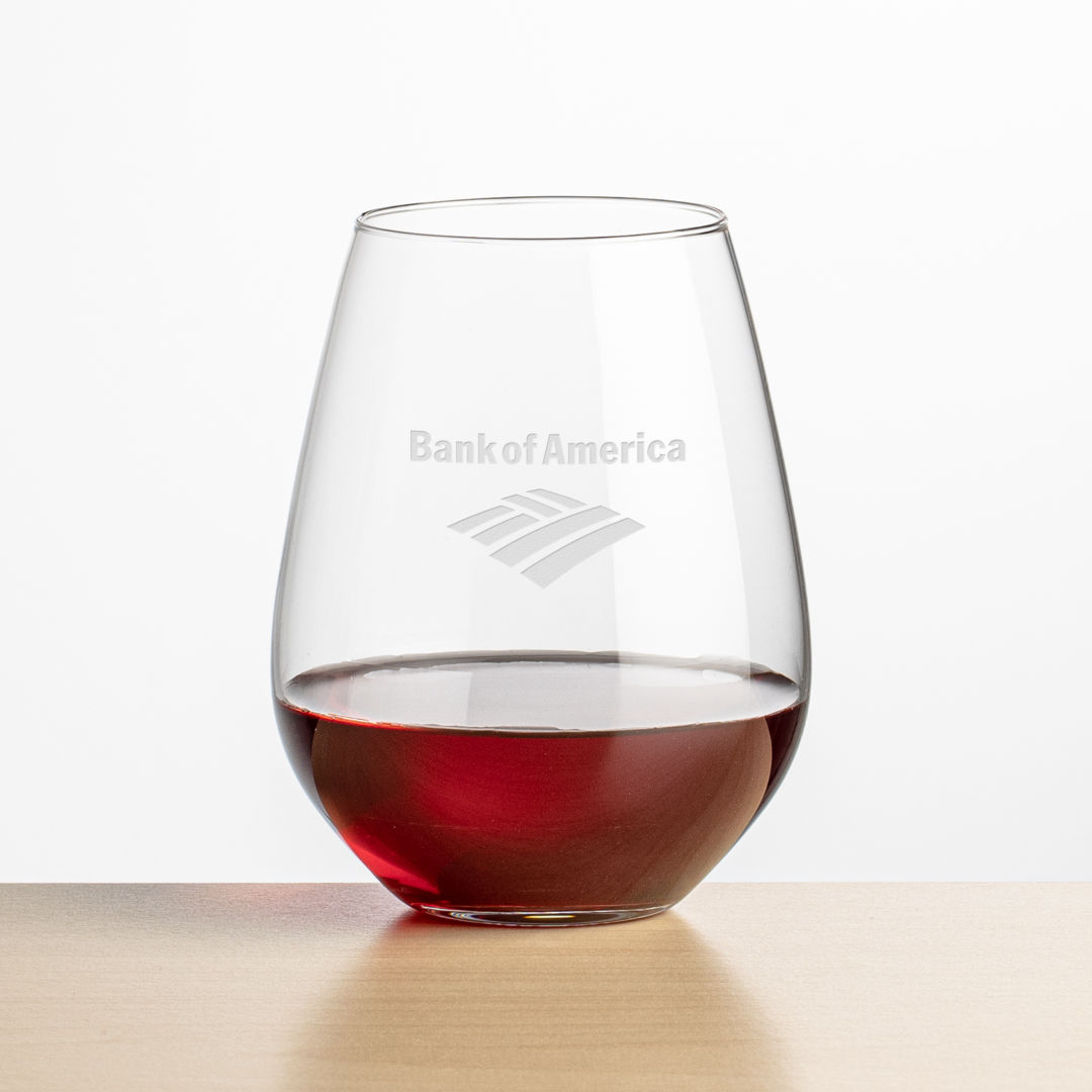 Townsend Stemless Wine - Deep Etch 4