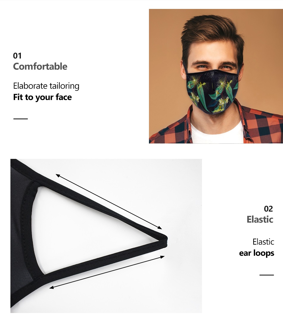 Custom Face Mask - STANDARD 3-D / Sublimation 5