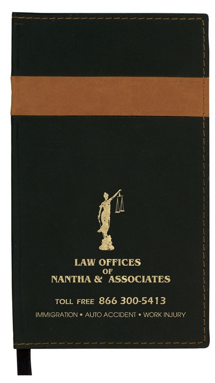 Joliett Series Soft Cover 2 Tone Vinyl Academic Planner / 2 Color 3