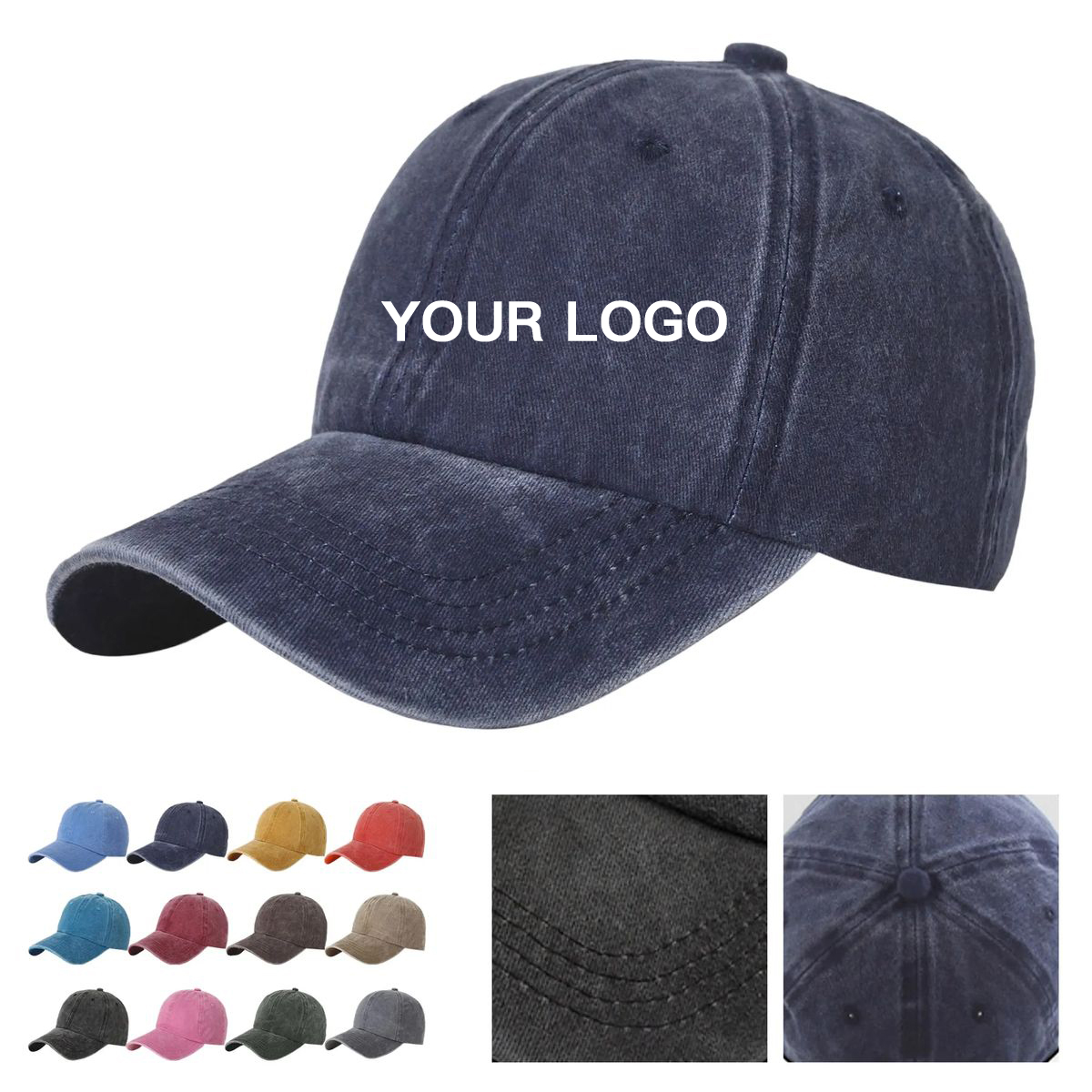 Soft Washed Baseball Hat for Sports and Outdoor Use 10