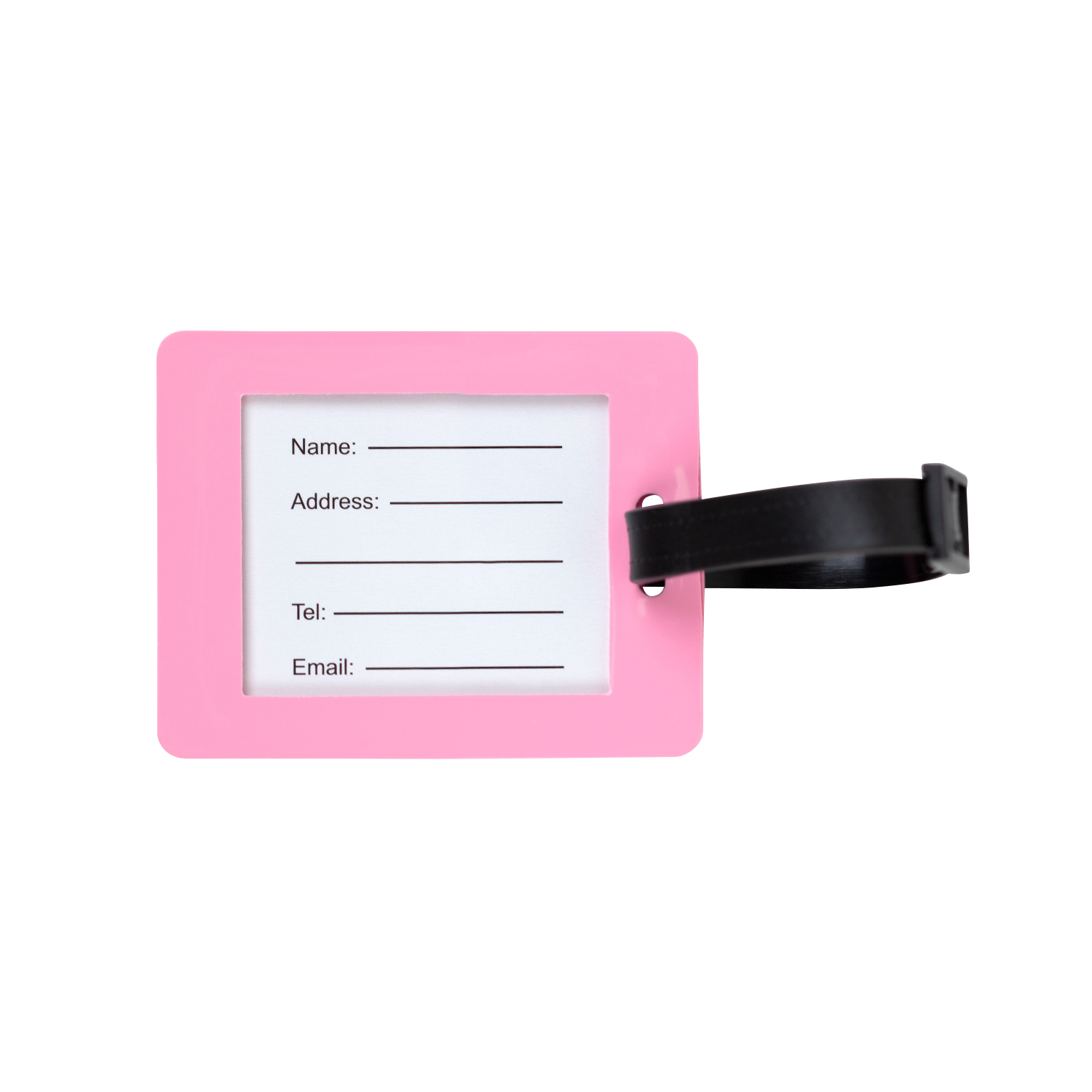 3.5" x 2.5" PVC Luggage Tag 2