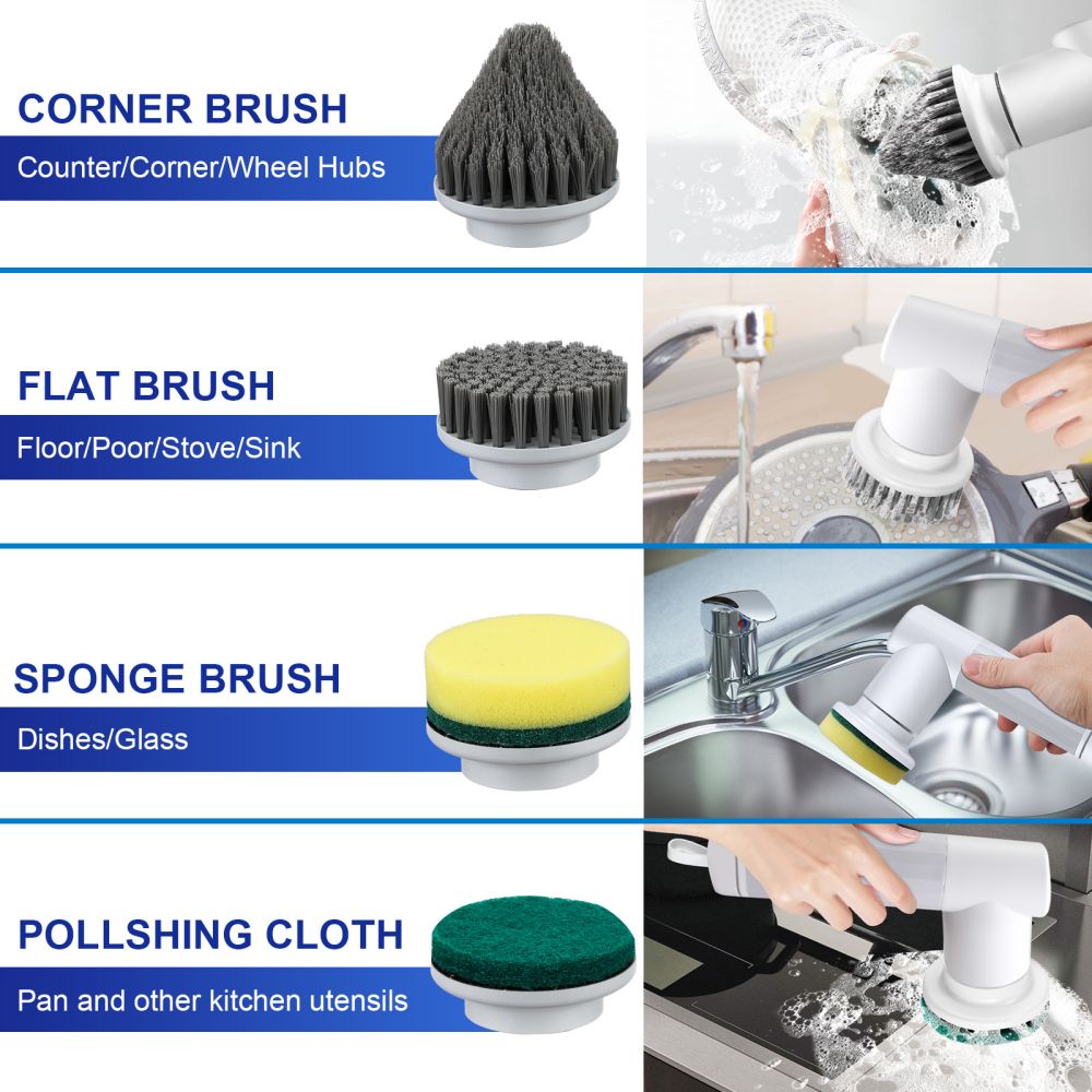 Multi-Scenario Silent Electric Cleaning Brush 6
