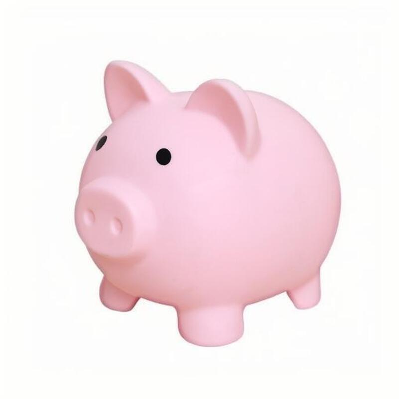 Mini Plastic Piggy Coin Bank 6