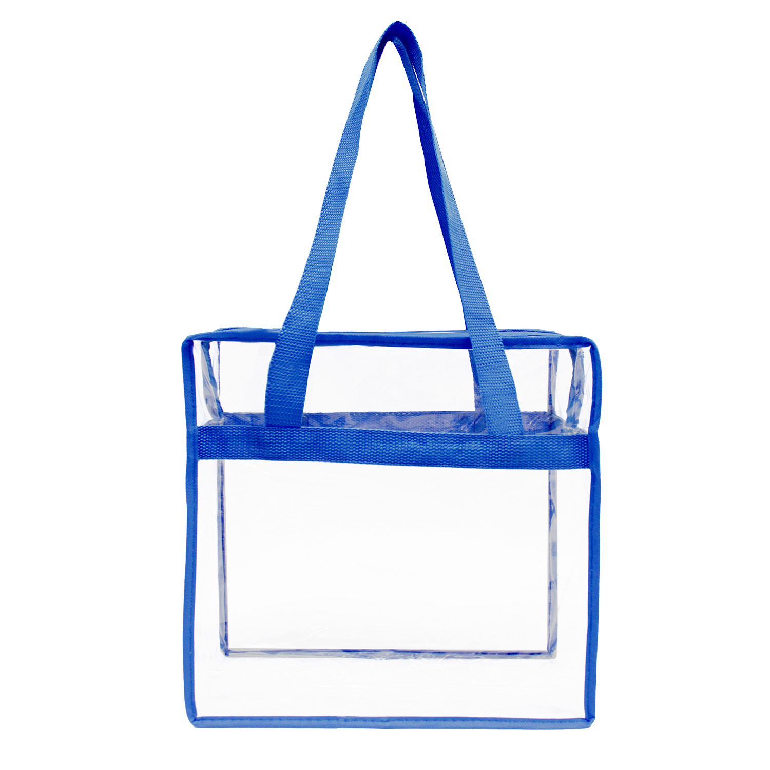 Clear Stadium Security Zipper Tote