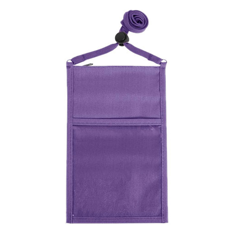 Adjustable Lanyard Neck Wallet - 8.00" x 5.25" 9