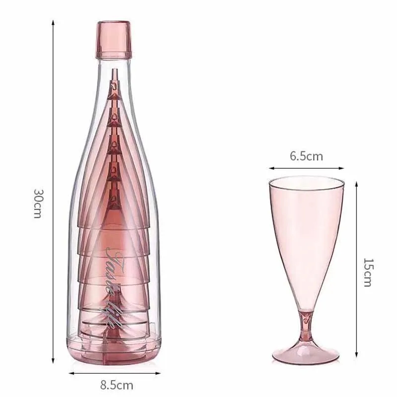 Picnic plastic wine glasses 5-piece set are BPA-free 2