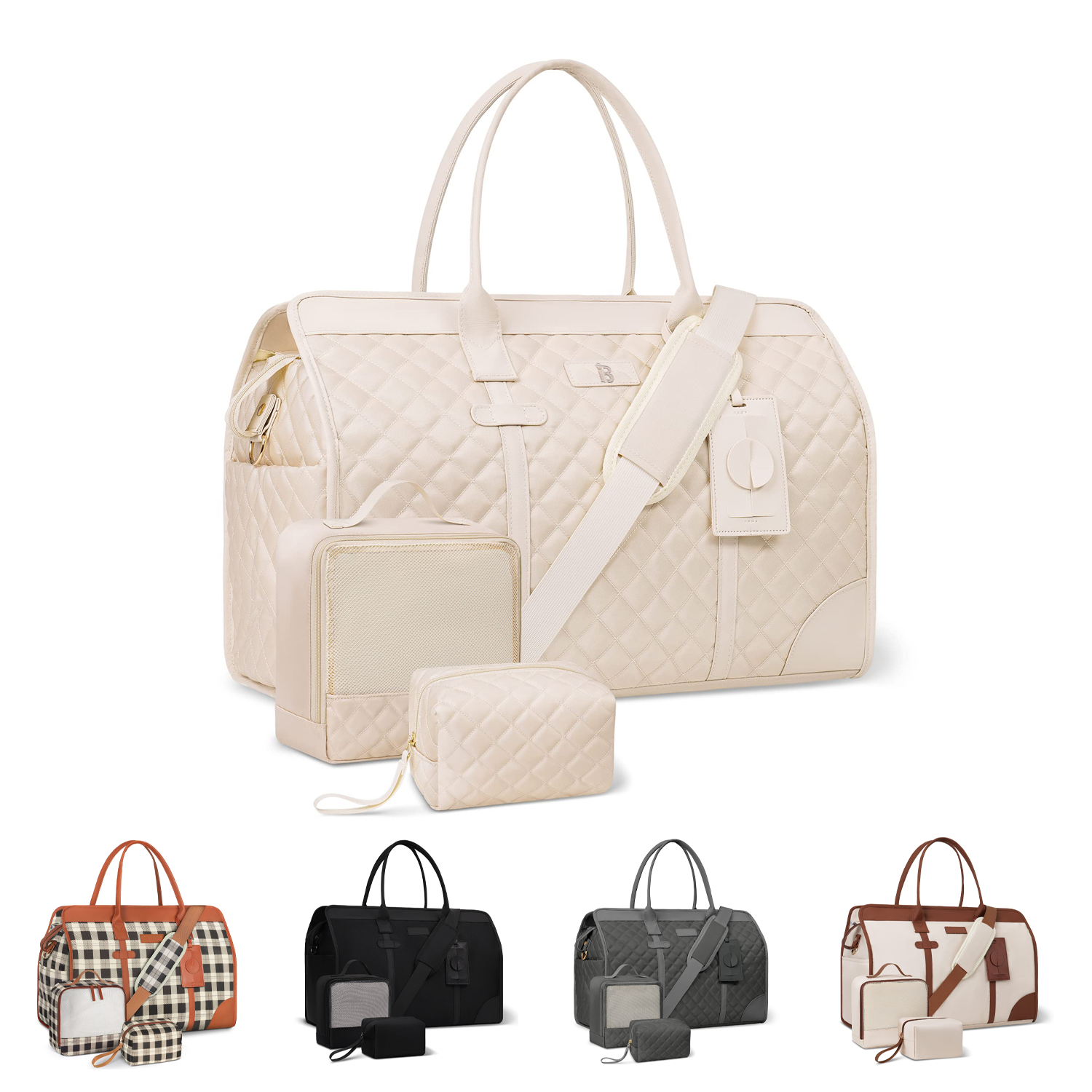 Polyester Laptop Tote Bag Set With Zipper 7