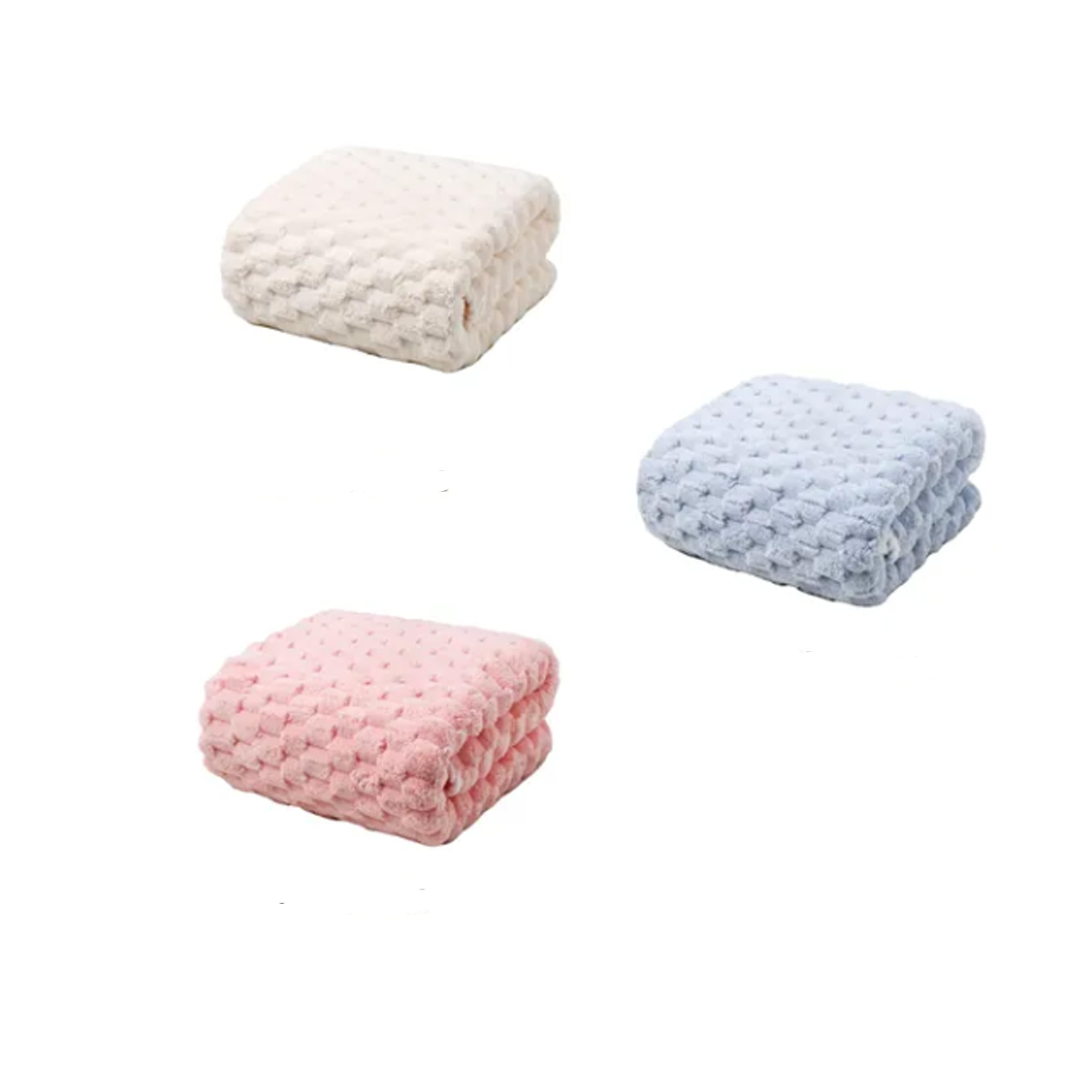 Soft Coral Fleece Bath Towel 1