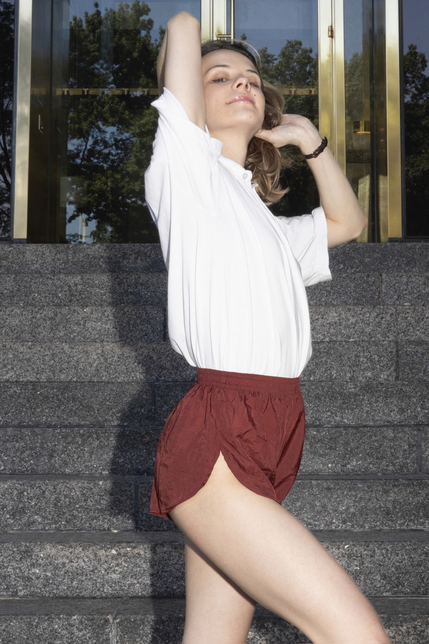 NYLON TAFFETA RUNNING SHORT 10