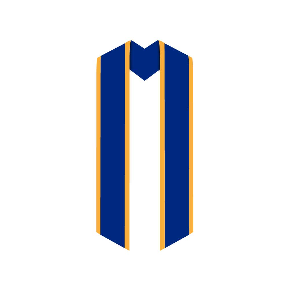 Honorary Graduation Stole - Full-Color Sublimation 60" 83