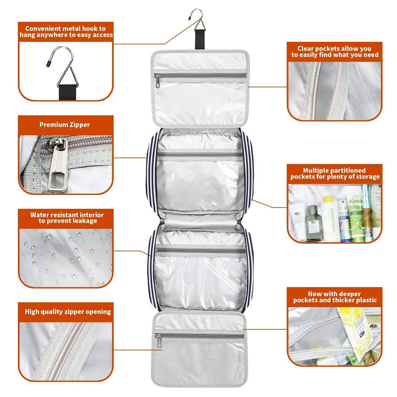 Canvas Durable Toiletry Bag 3