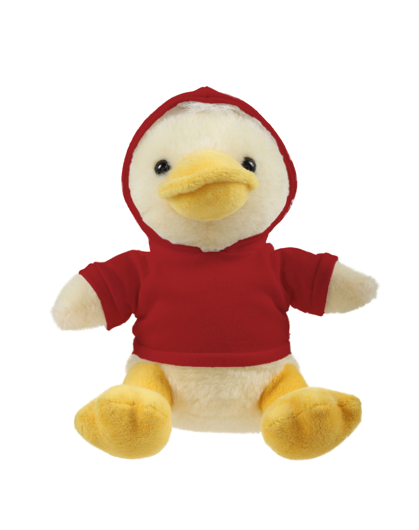 Soft Plush Sitting Duck wearing a Hoodieoodie 10