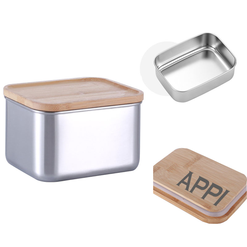 Stainless Steel Lunch Box, custom kitchen gadget with logo imprint 1