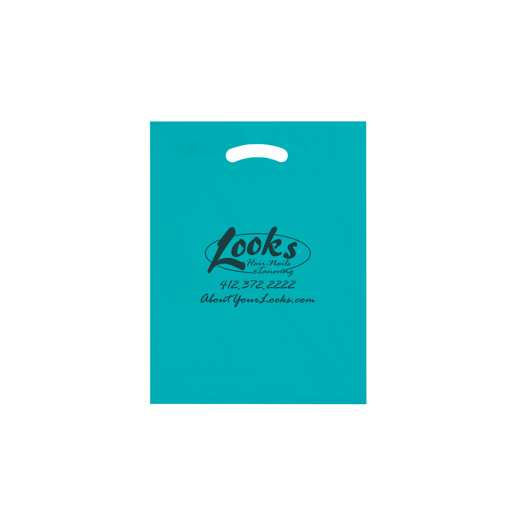 Fold Over Reinforced Die Cut Bag 12