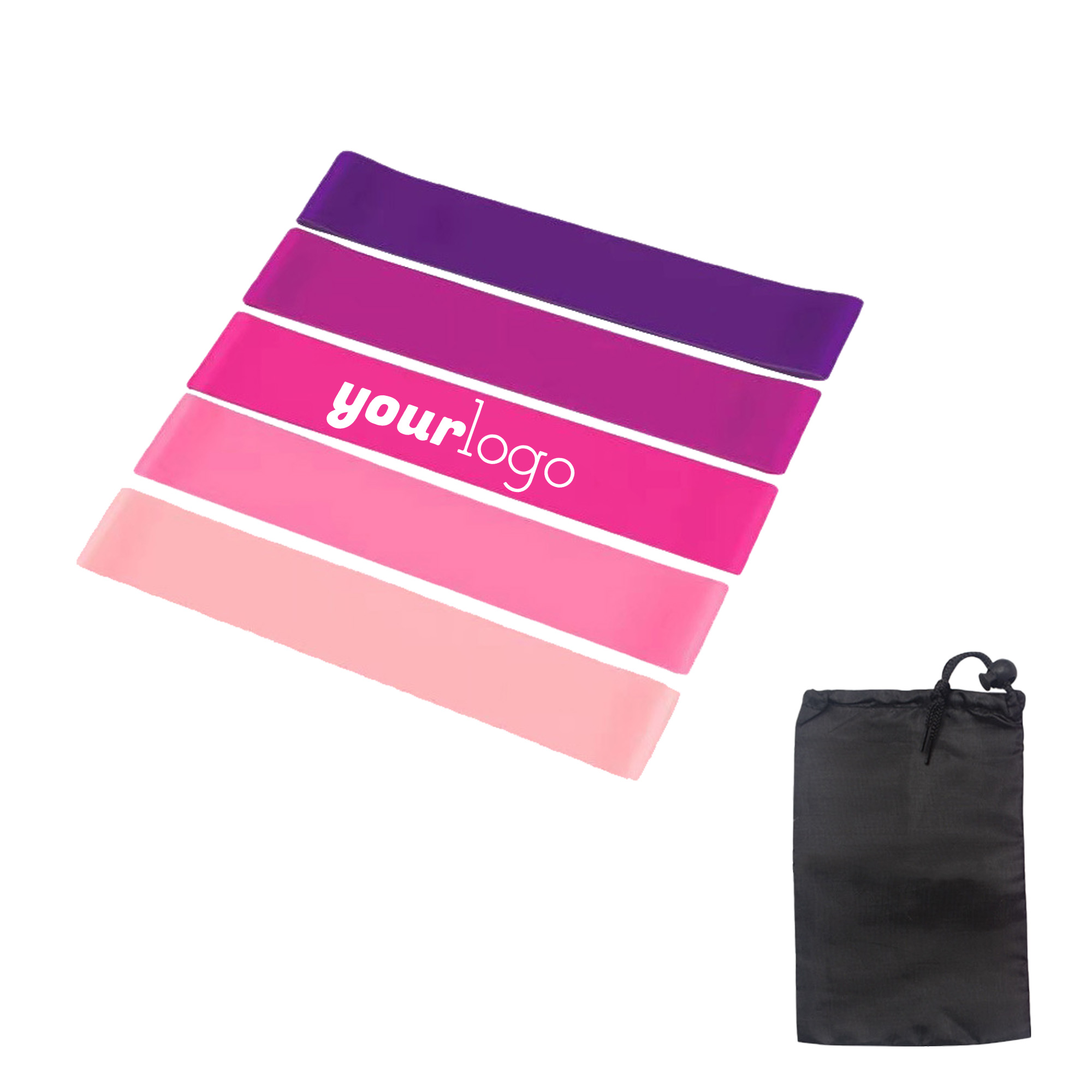 Natural Latex Resistance Bands Set for Pilates & Yoga 12