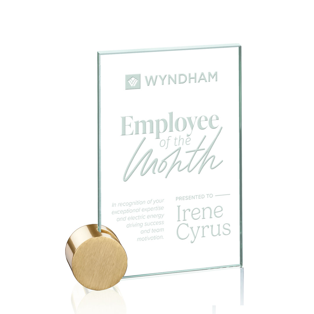 Bermuda Award - Jade/Gold Circle 2