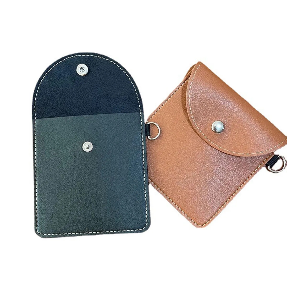 PU-Leather Ring Pouch Data Cable Storage Bag 4