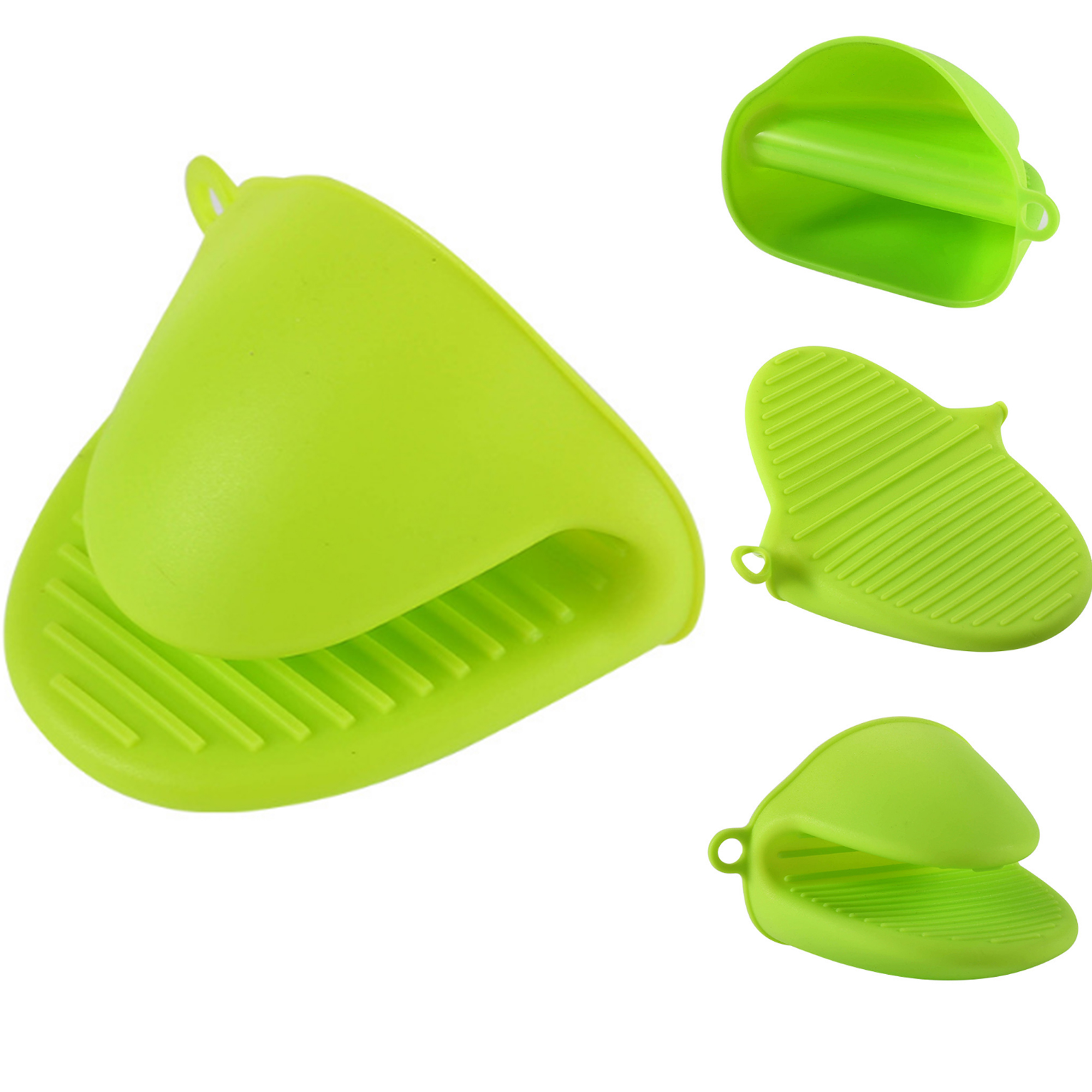 MOQ 50 PCS Durable Silicone Cooking Pinch Mitt 10