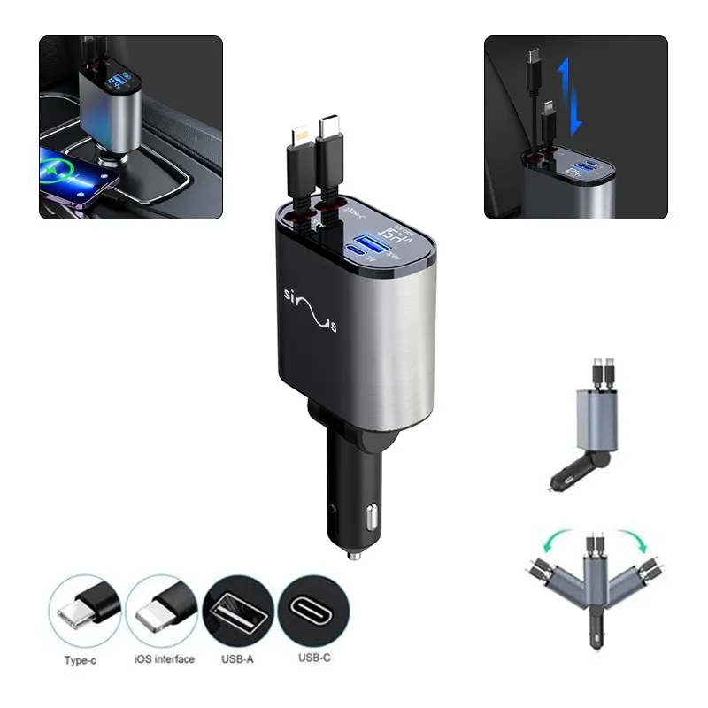 Dual Port USB Car Charger 2