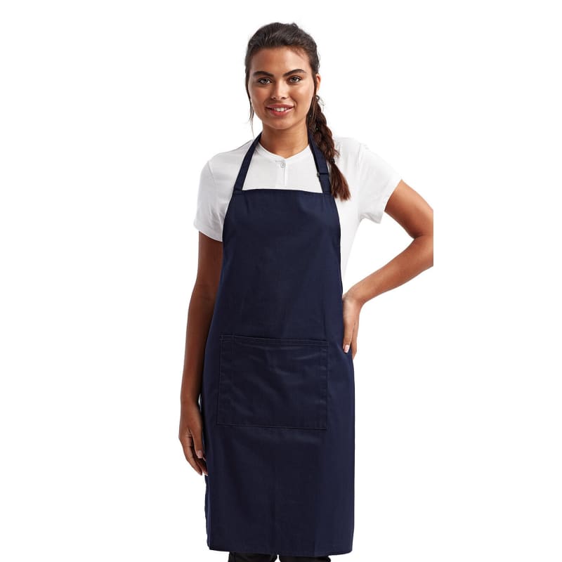 Artisan Collection By Reprime Unisex 'Colours' Recycled Bib Apron With Pocket 113