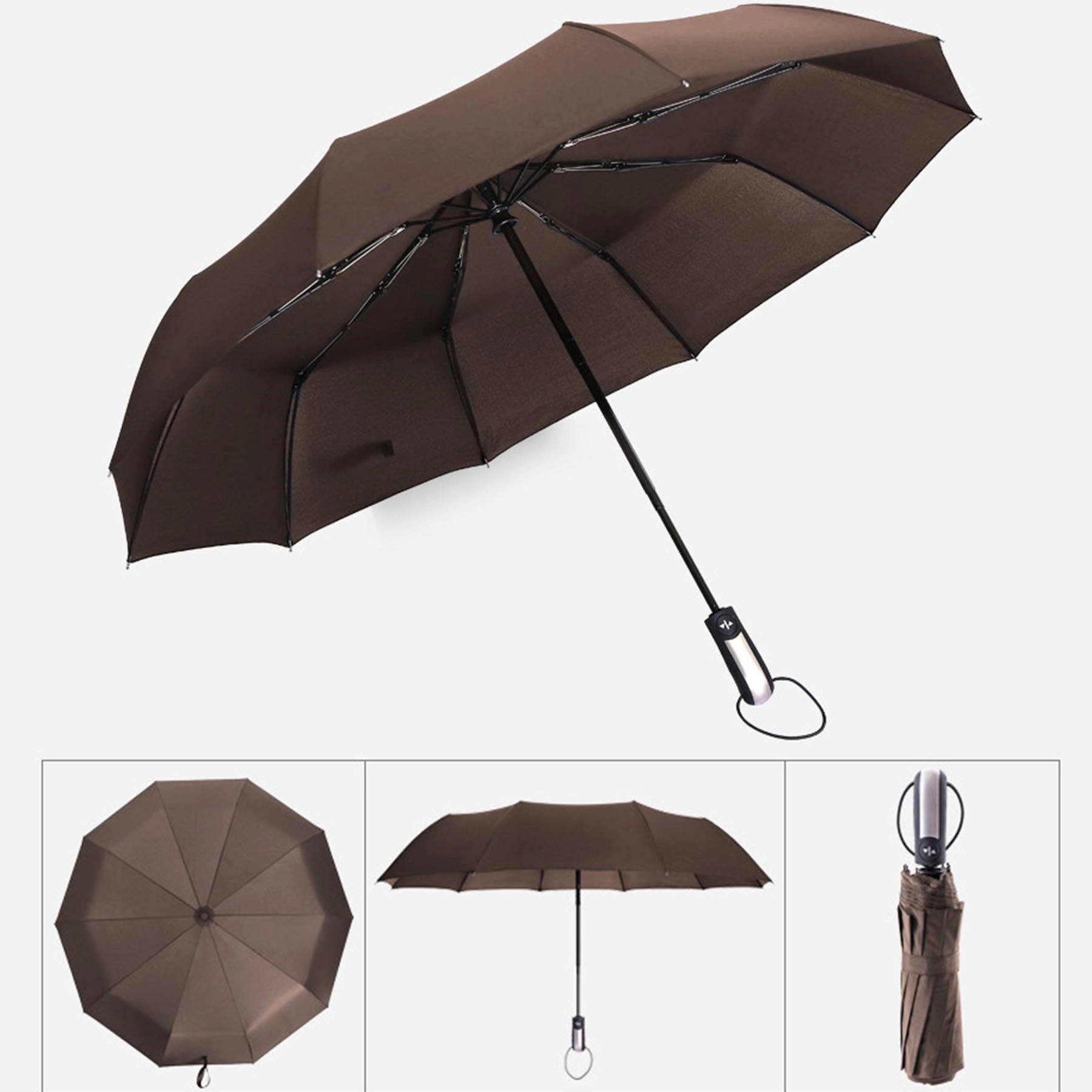 10 Ribs Automatic Umbrella 6