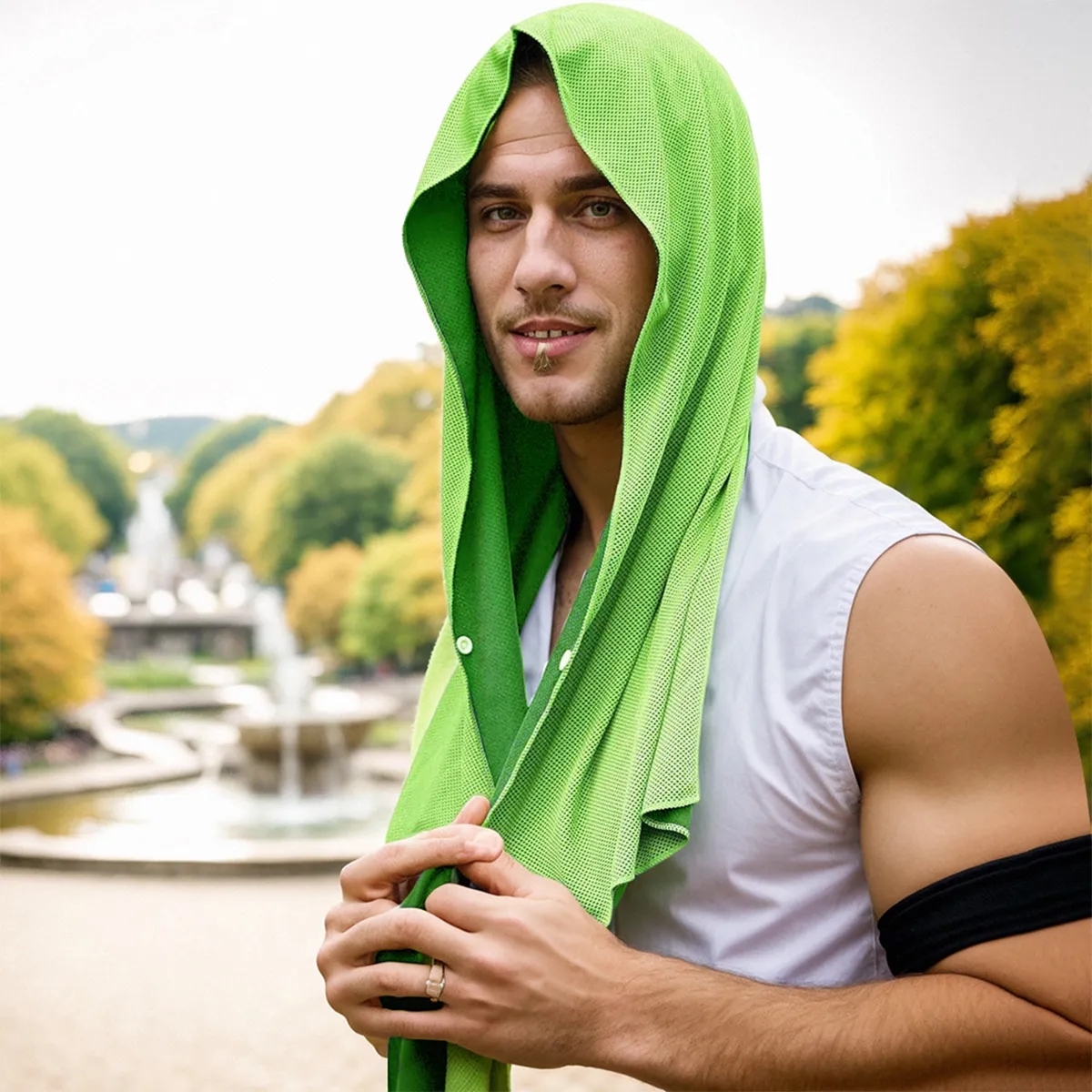 Hooded Cooling Towel forFitness 1