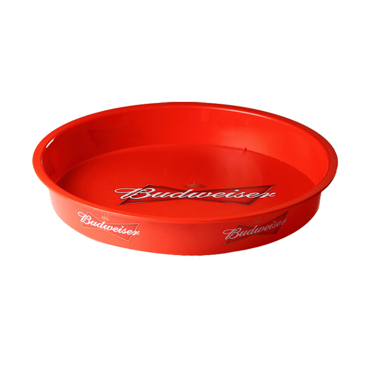 Large Round Serving Beverage Tray 2