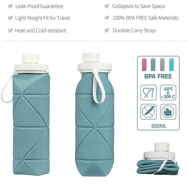 20 oz Collapsible Water Bottles Cups 4