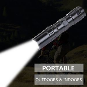 Lightweight Portable LED Flashlight With Aluminum Case 9