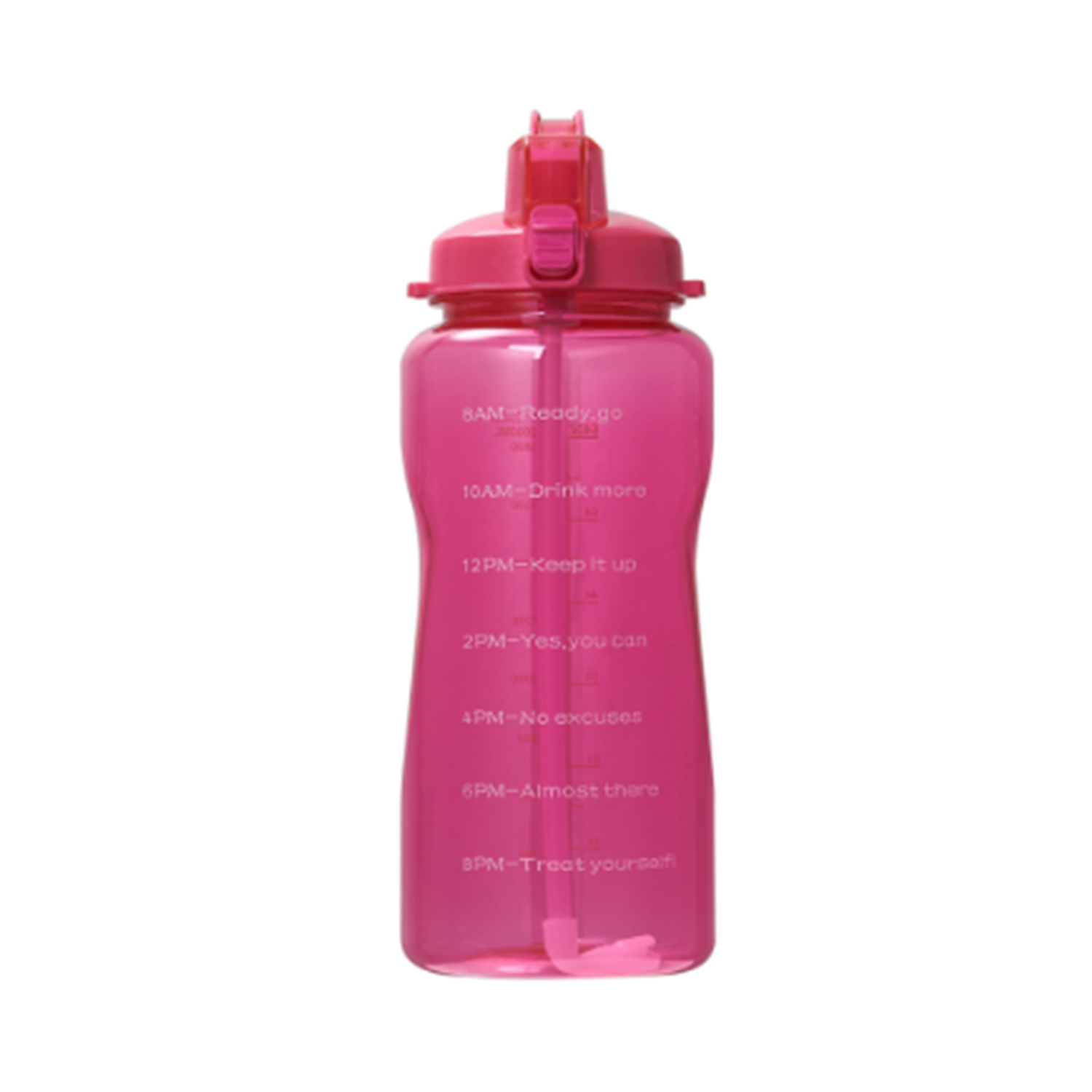 64oz Motivational Water Bottle with Time Marker 8