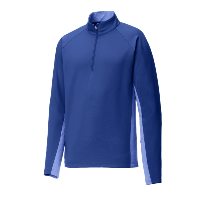 Sport-Tek Sport-Wick Stretch Contrast 1/4-Zip Pullover. 20
