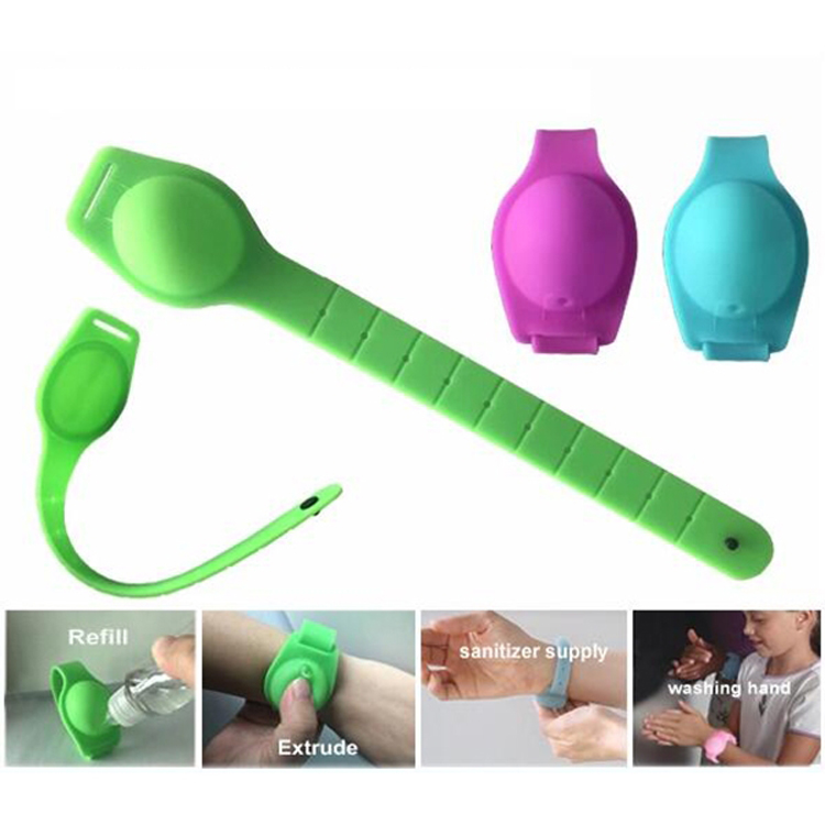 Adjustable Hand Sanitizer Dispenser Silicone Wristbands 7