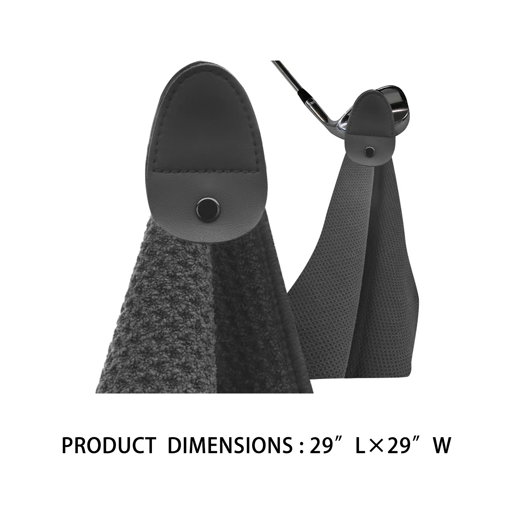 Magnetic Microfiber Golf Towel 2
