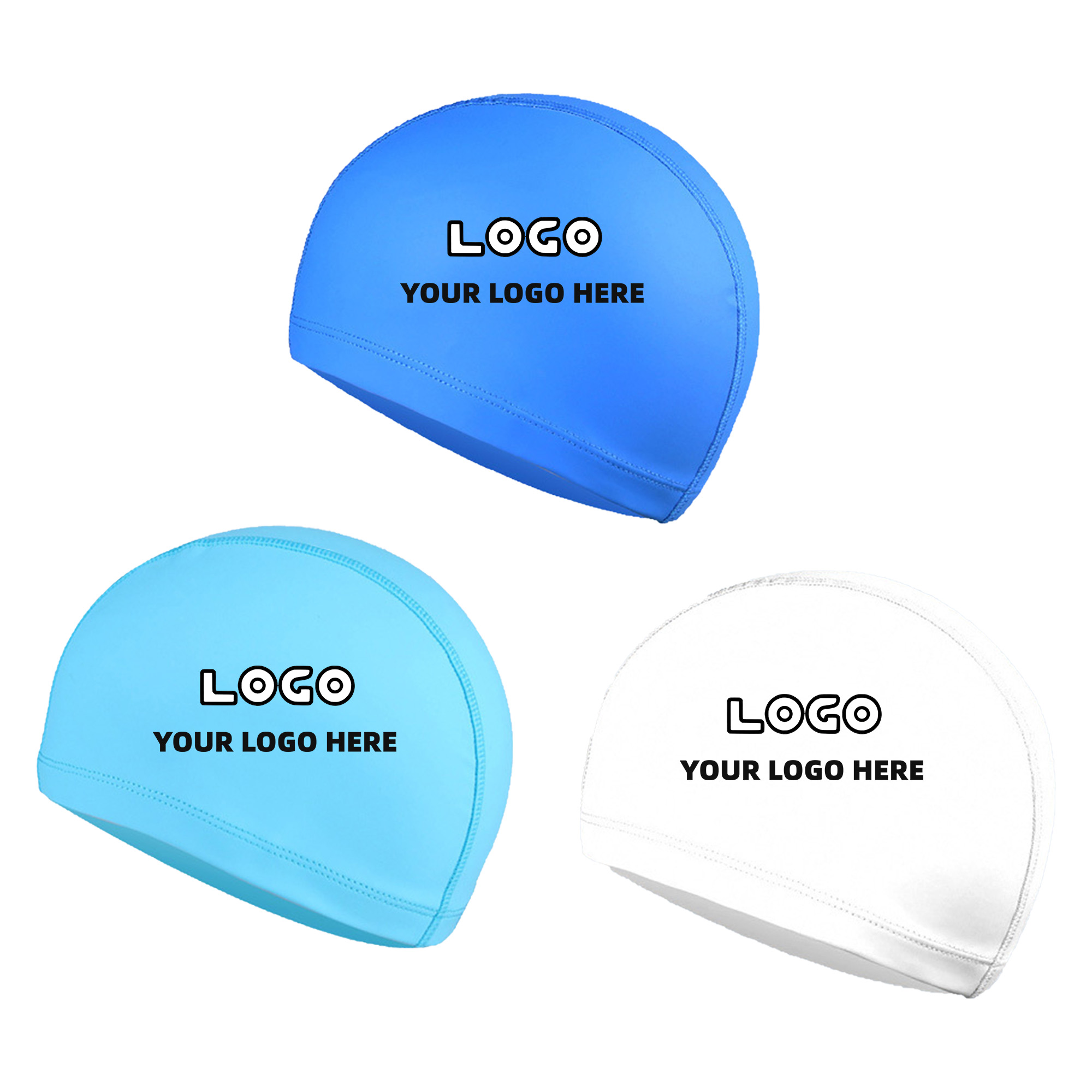 Personalized PU Swim Cap 3