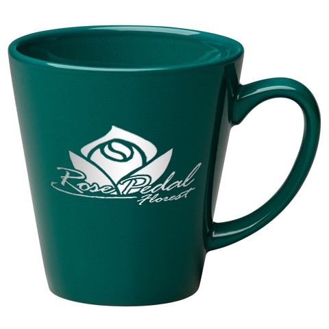12 oz Green Cafe Latte Mug