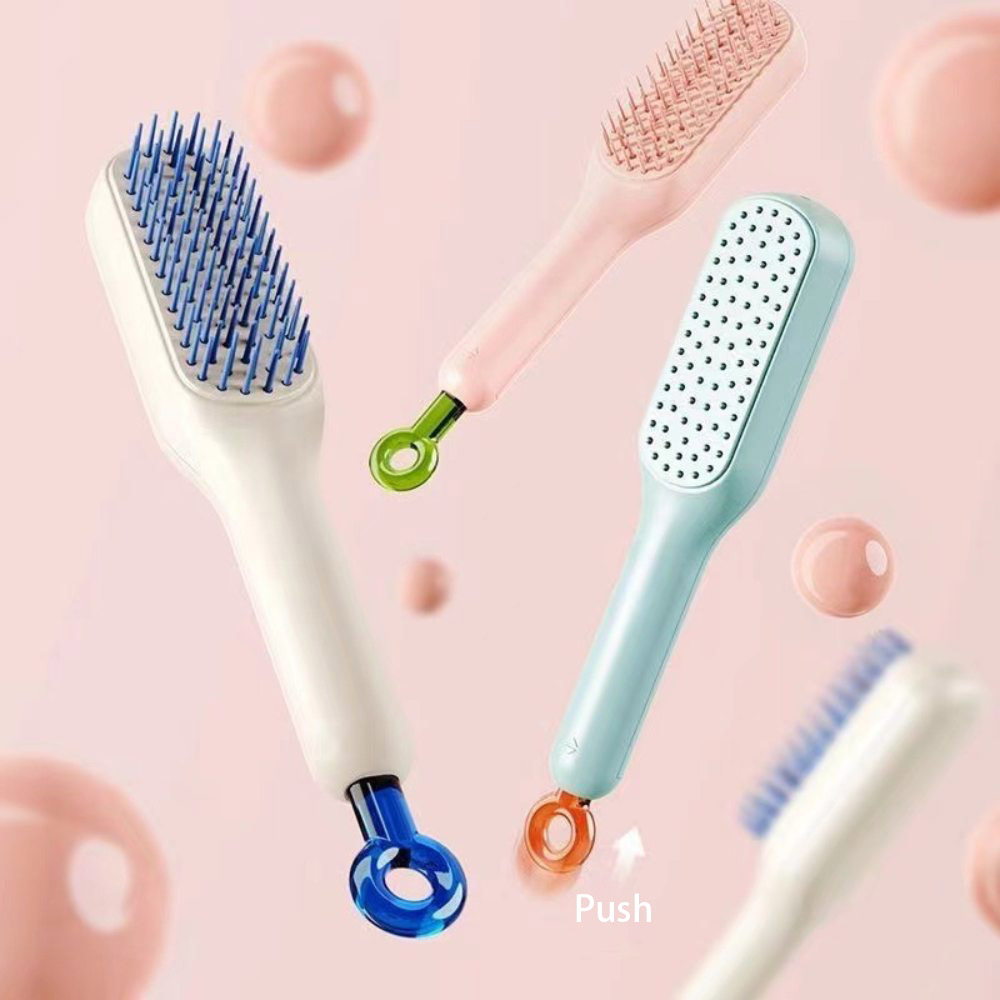 Retractable hair comb 4