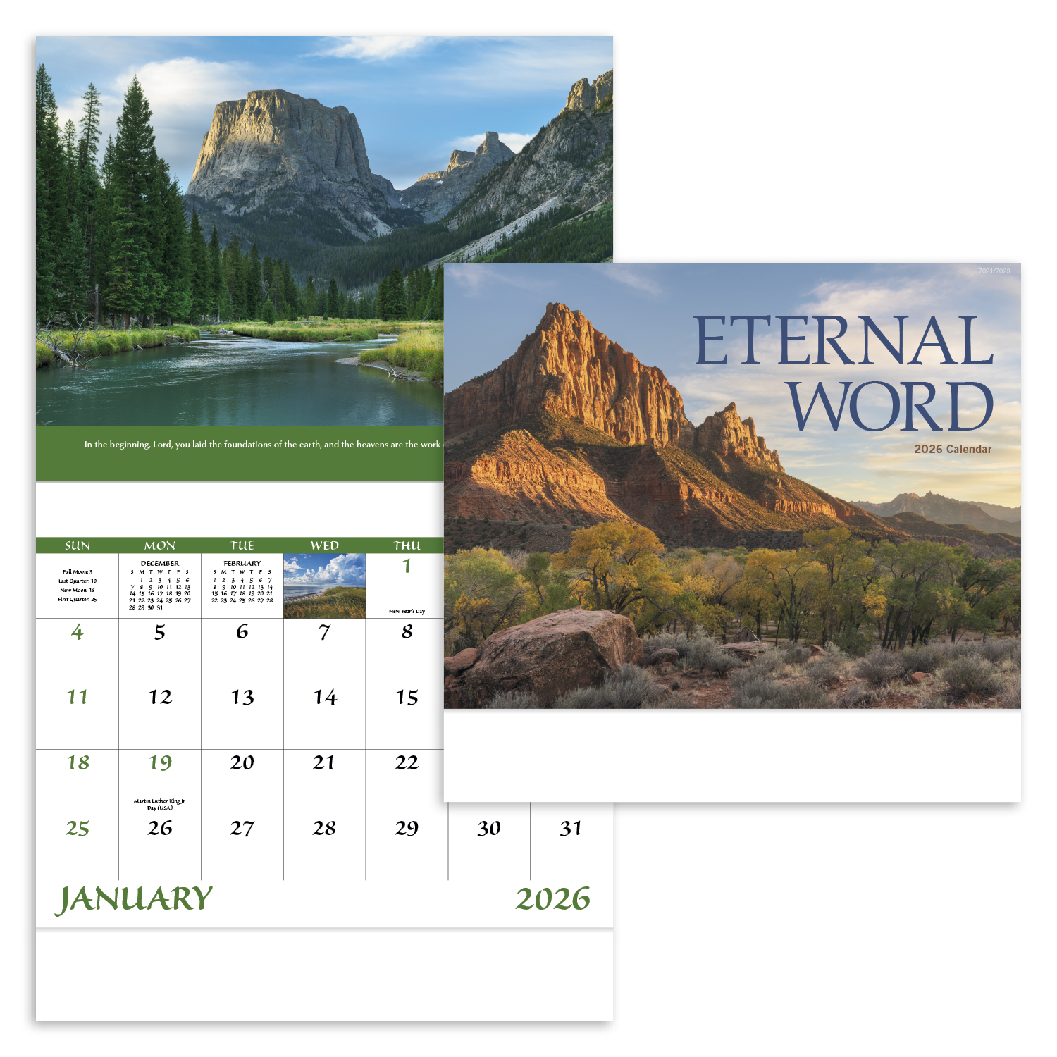 Good Value™ Eternal Word - Stapled Calendar 13