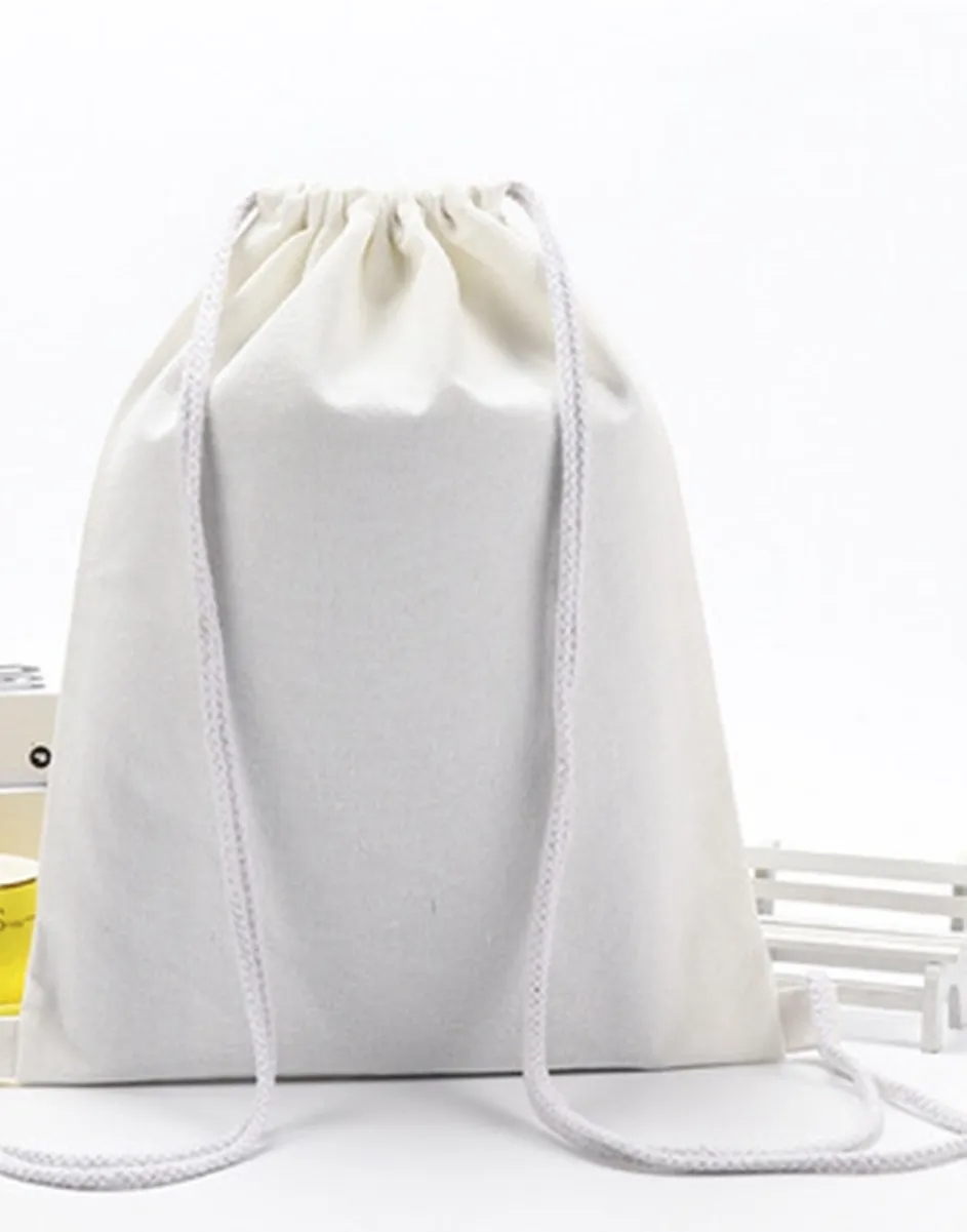 Canvas Drawstring Backpack 2