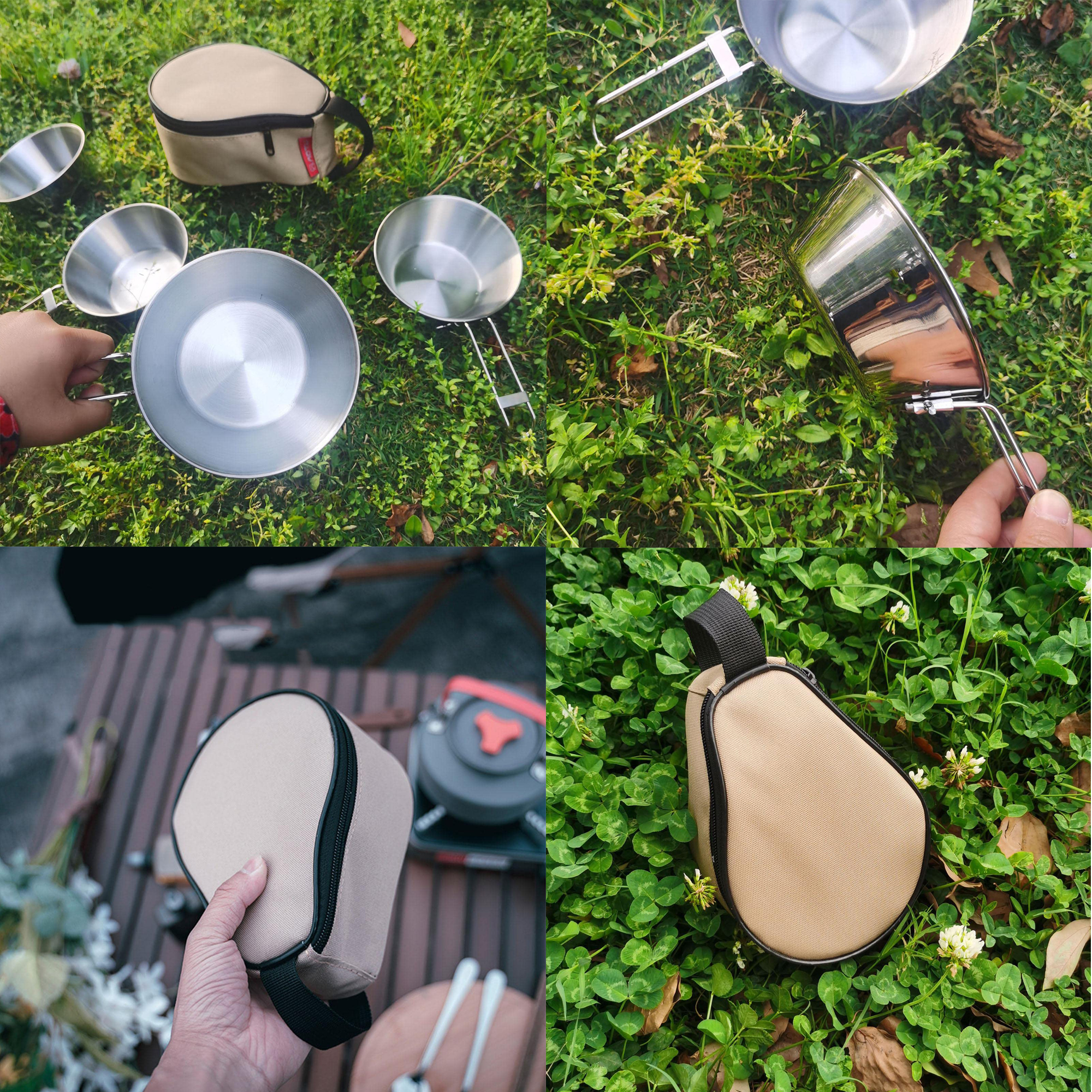 Durable Stainless Steel Camping Bowl 6