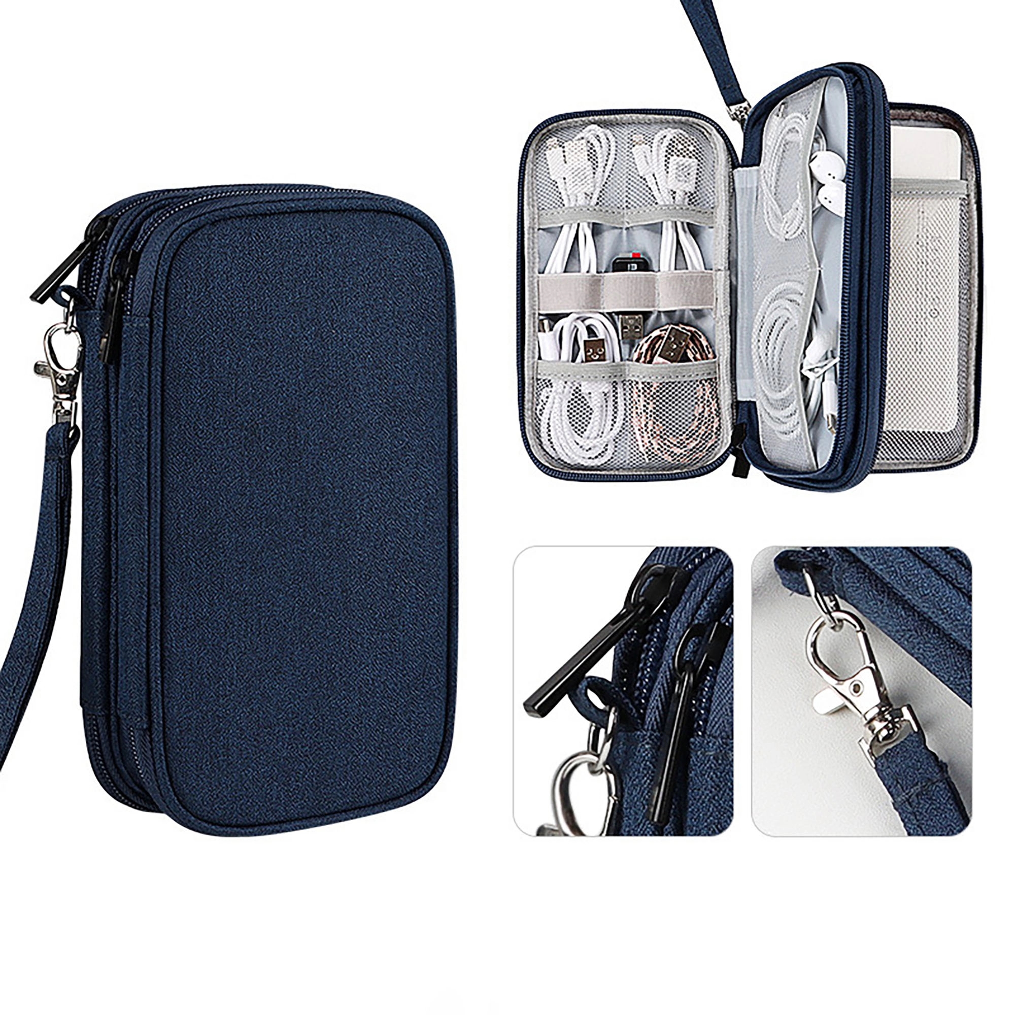 Canvas Double Layers Organizer Bag 9
