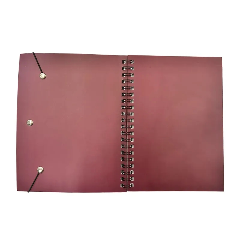 Kraft Paper Spiral Notebook With Pen 1