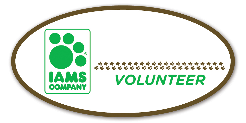 Laminated Name Badge Full Color (1.5"X3") Oval - No Personalization