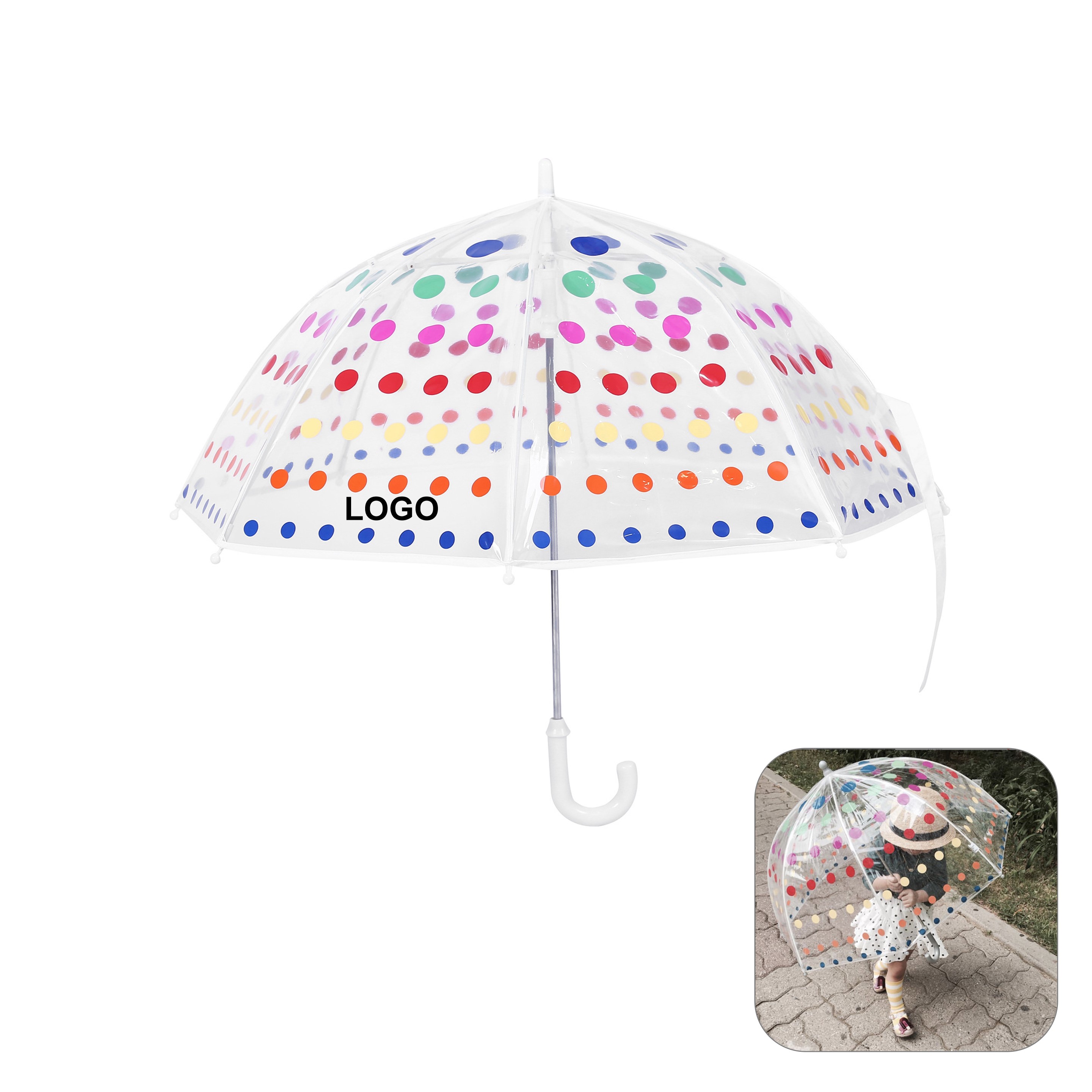 Kids Clear Bubble Umbrella (direct import) 2